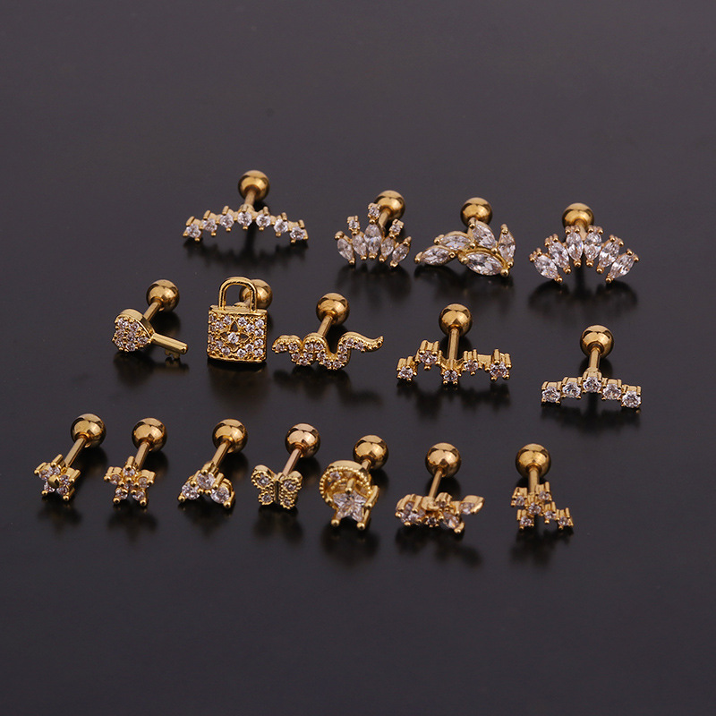 16G Stainless Steel Floral/Sna - огляд і ціна Body Jewelry Hypoallergenic