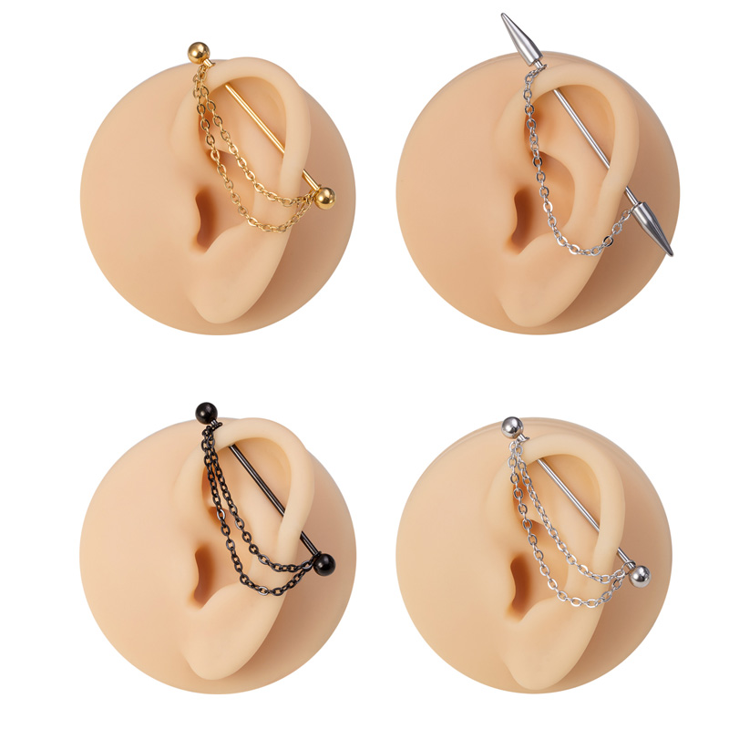1pc Industrial Piercing Barbel - огляд і ціна Industrial Barbell Long