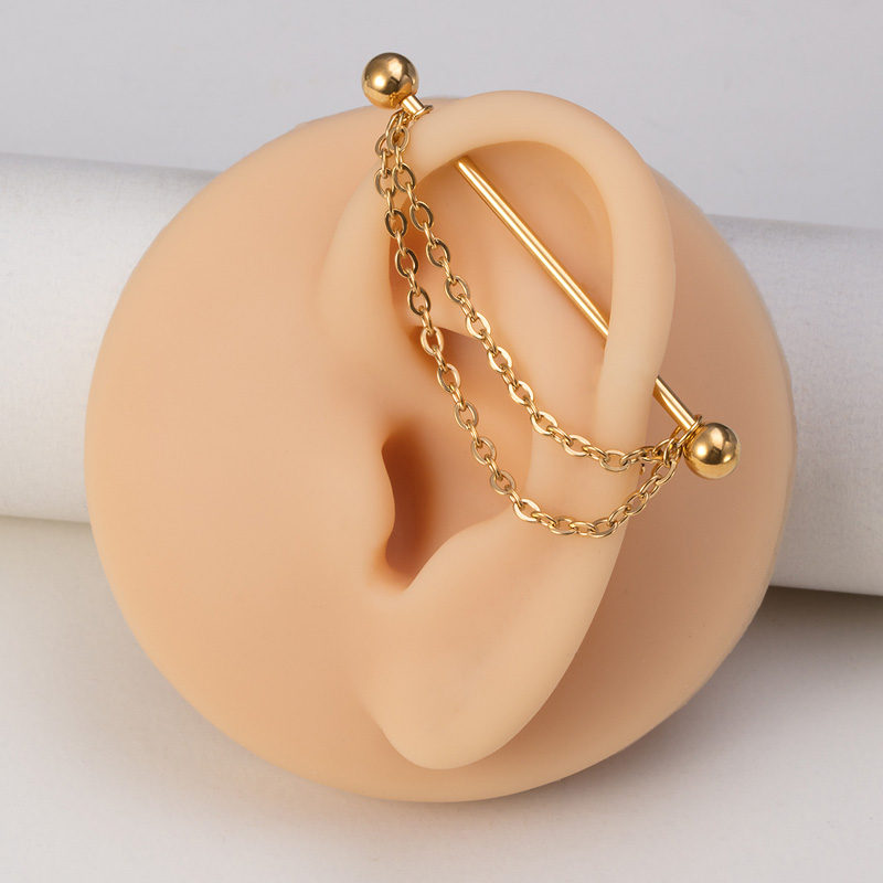 1pc Industrial Piercing Barbel - огляд і ціна Industrial Barbell Long