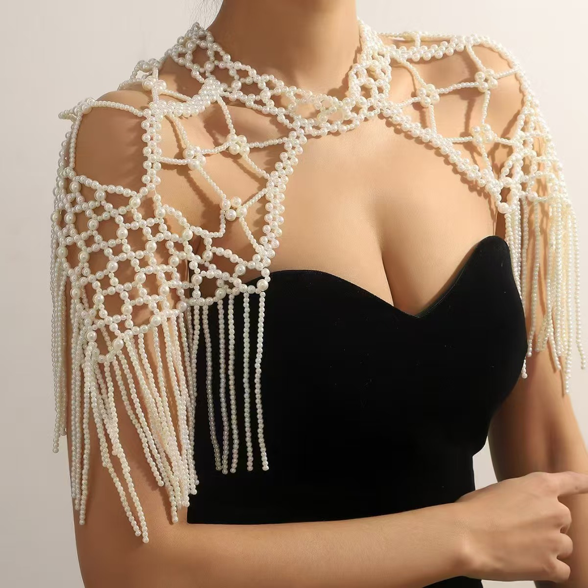 Ladies Fashion Pearl Dress Sho - огляд і ціна Body Jewelry Chains