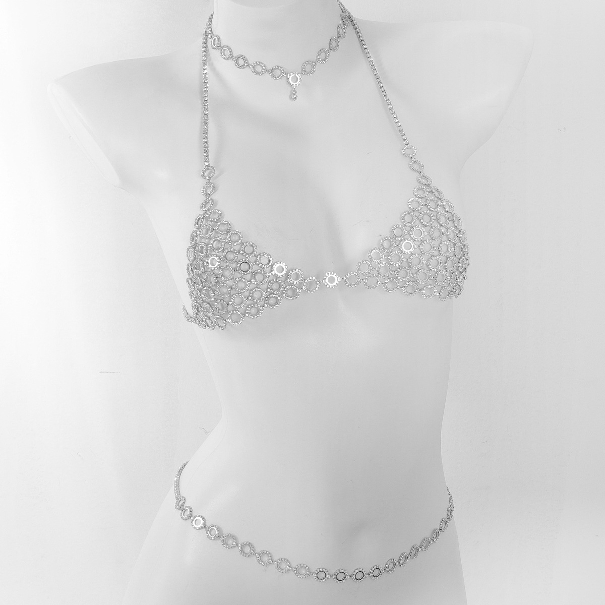 Fashionable Circular Splicing  - огляд і ціна Body Jewelry Bra
