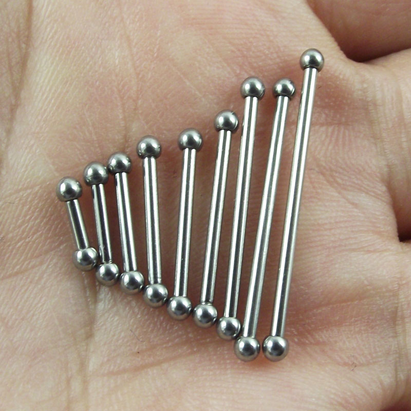 SaYao 2pcs 2mm mini ball Stain - огляд і ціна Industrial Barbell Long