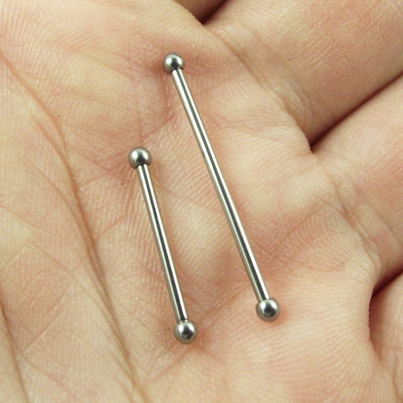 SaYao 2pcs 2mm mini ball Stain - огляд і ціна Industrial Barbell Long