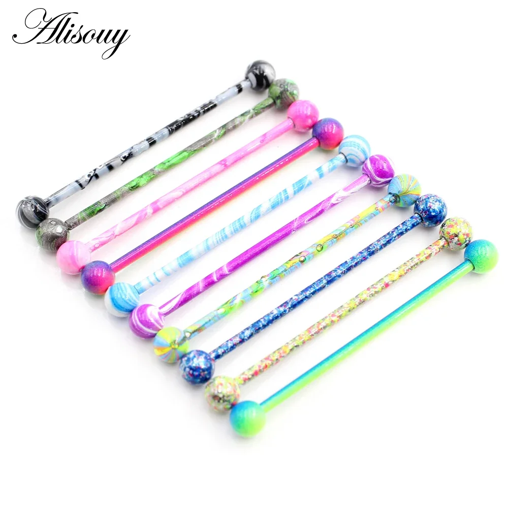 Alisouy 2PC Long Straight Stai - огляд і ціна Industrial Barbell Long