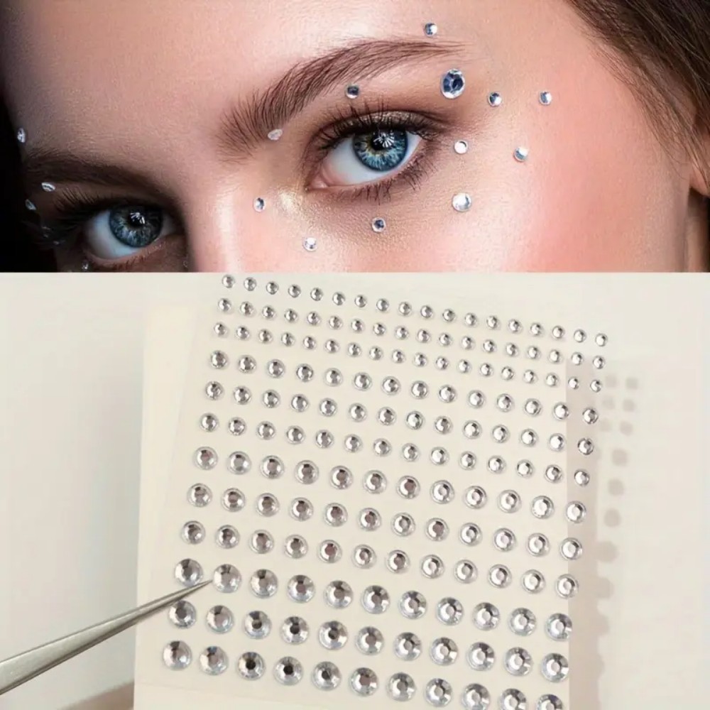 165pcs Self-Adhesive Rhineston - огляд і ціна Body Jewelry Labret