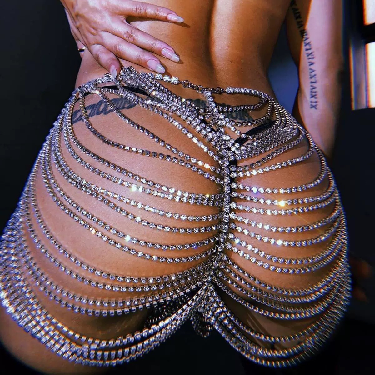 1pcSexy Fashionable Rhinestone - огляд і ціна Body Jewelry Rhinestone