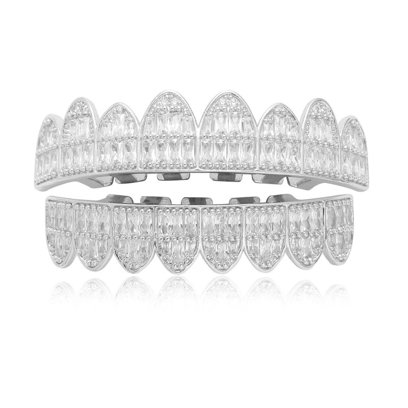Hiphop Iced Out T Square Zirco - огляд і ціна Body Jewelry Real Gold