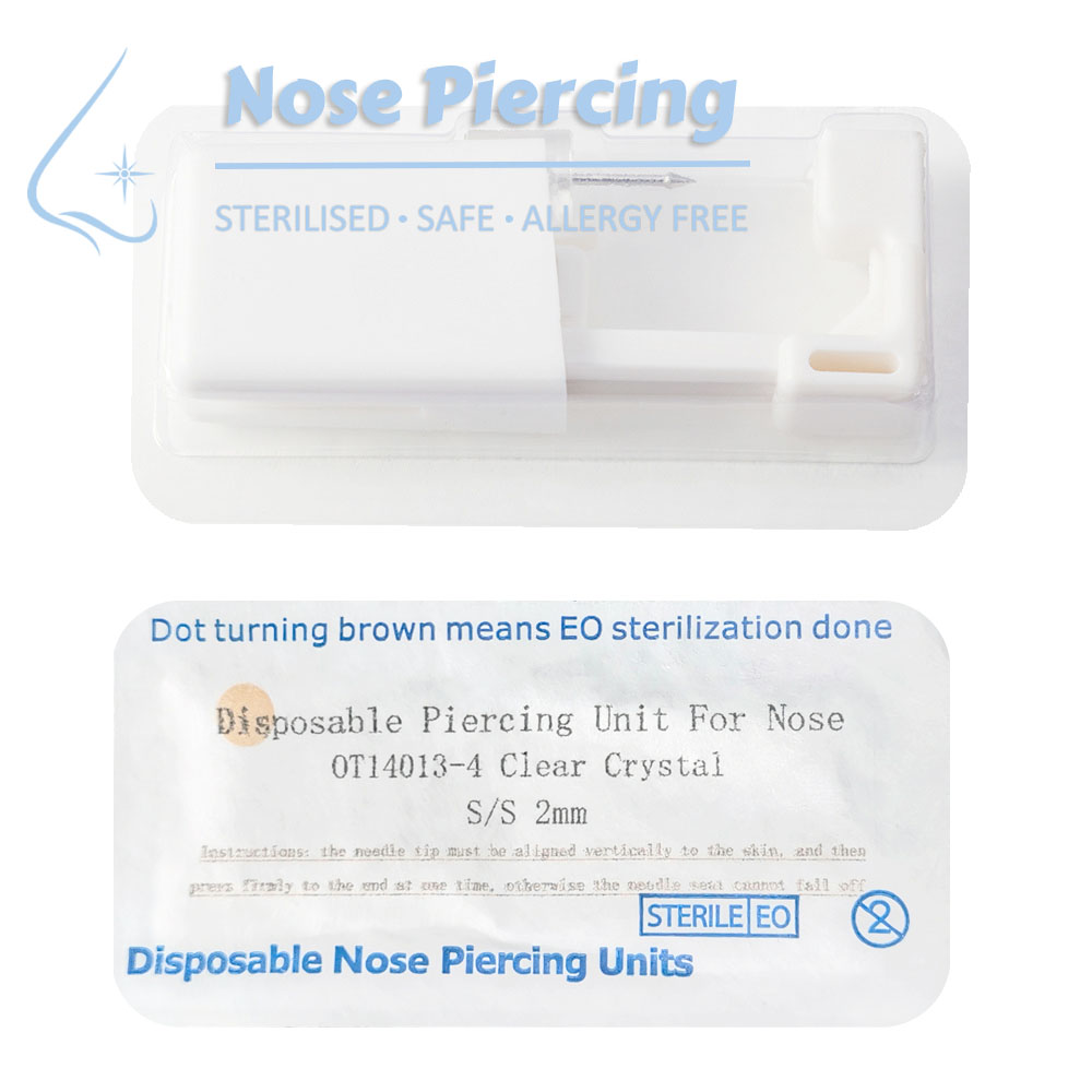 6/12Pcs Disposable Self Nose P - огляд і ціна Body Jewelry Factory