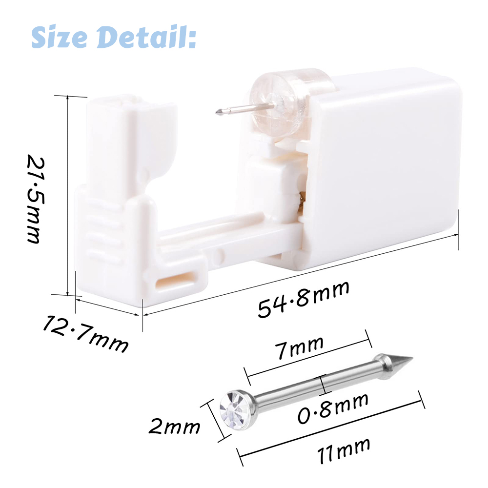 6/12Pcs Disposable Self Nose P - огляд і ціна Body Jewelry Factory