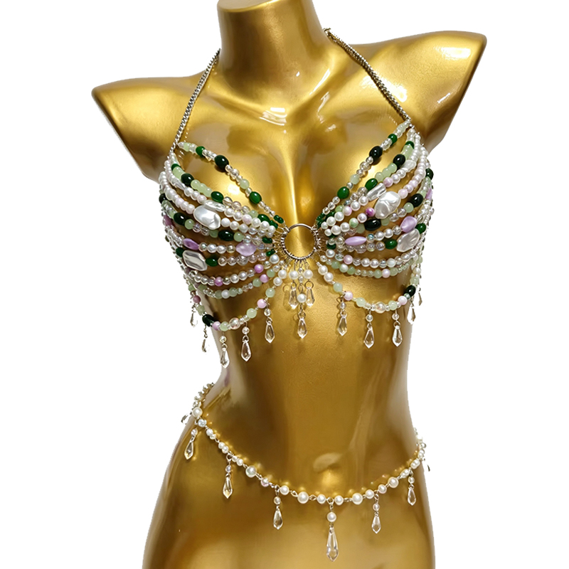 Handmade Music Festival Costum - огляд і ціна Body Jewelry Bra
