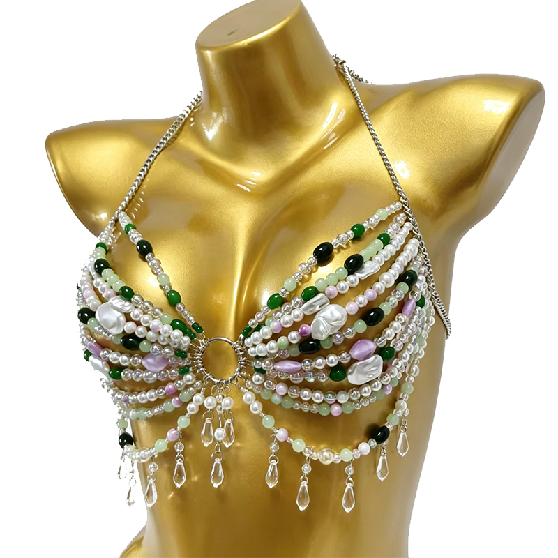 Handmade Music Festival Costum - огляд і ціна Body Jewelry Bra