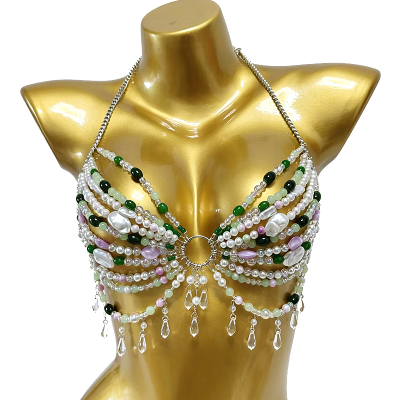 Handmade Music Festival Costum - огляд і ціна Body Jewelry Bra
