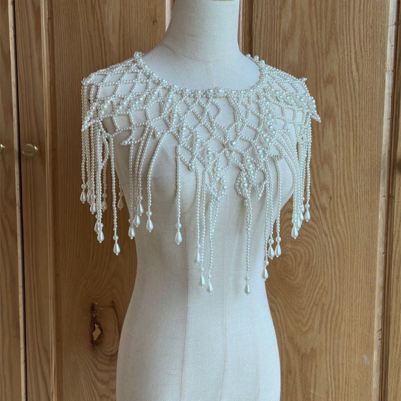 Handmade Pearl Layered Body Ch - огляд і ціна Body Jewelry Vest