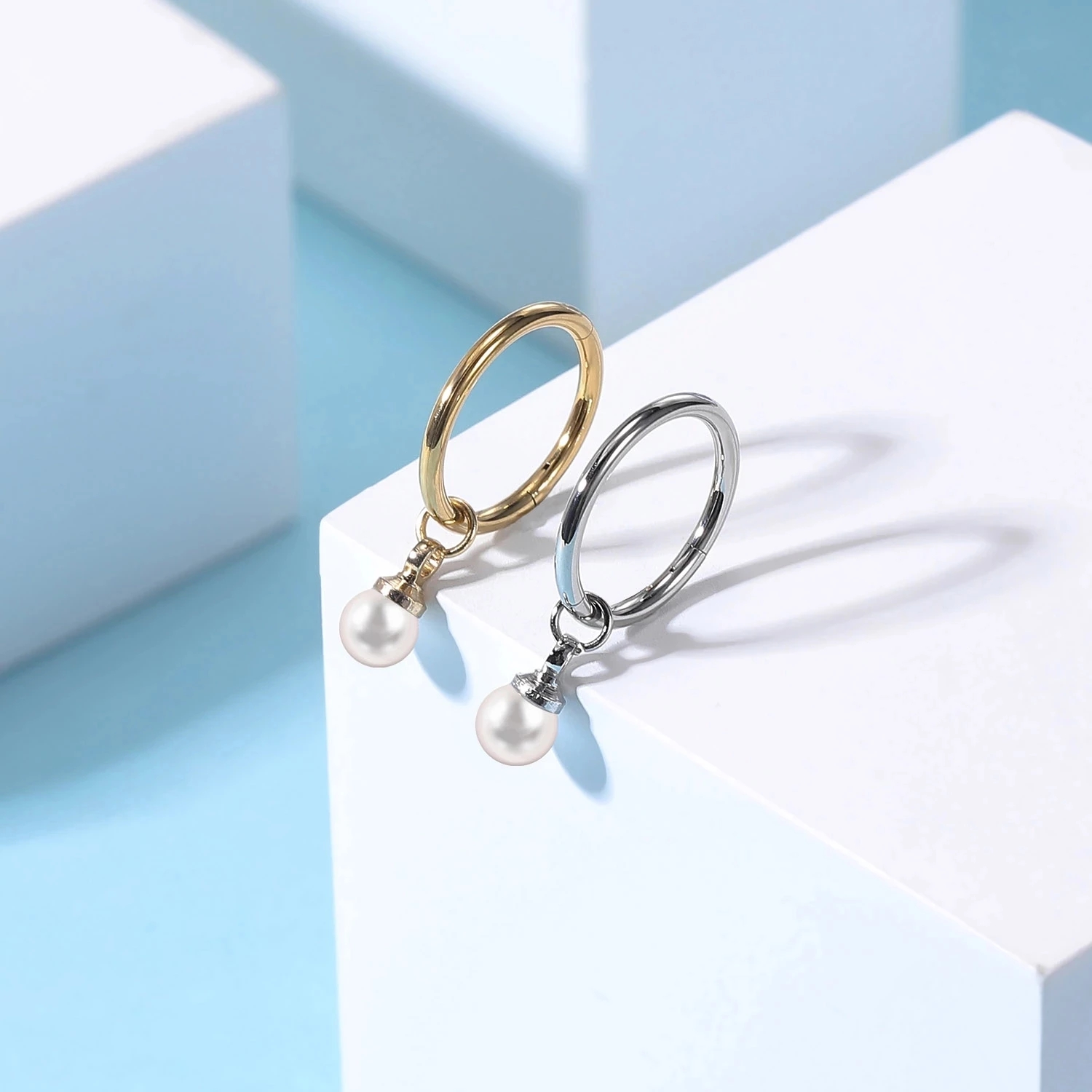 ZS 16G Gold Color Hoop Belly R - огляд і ціна Body Jewelry Real Gold