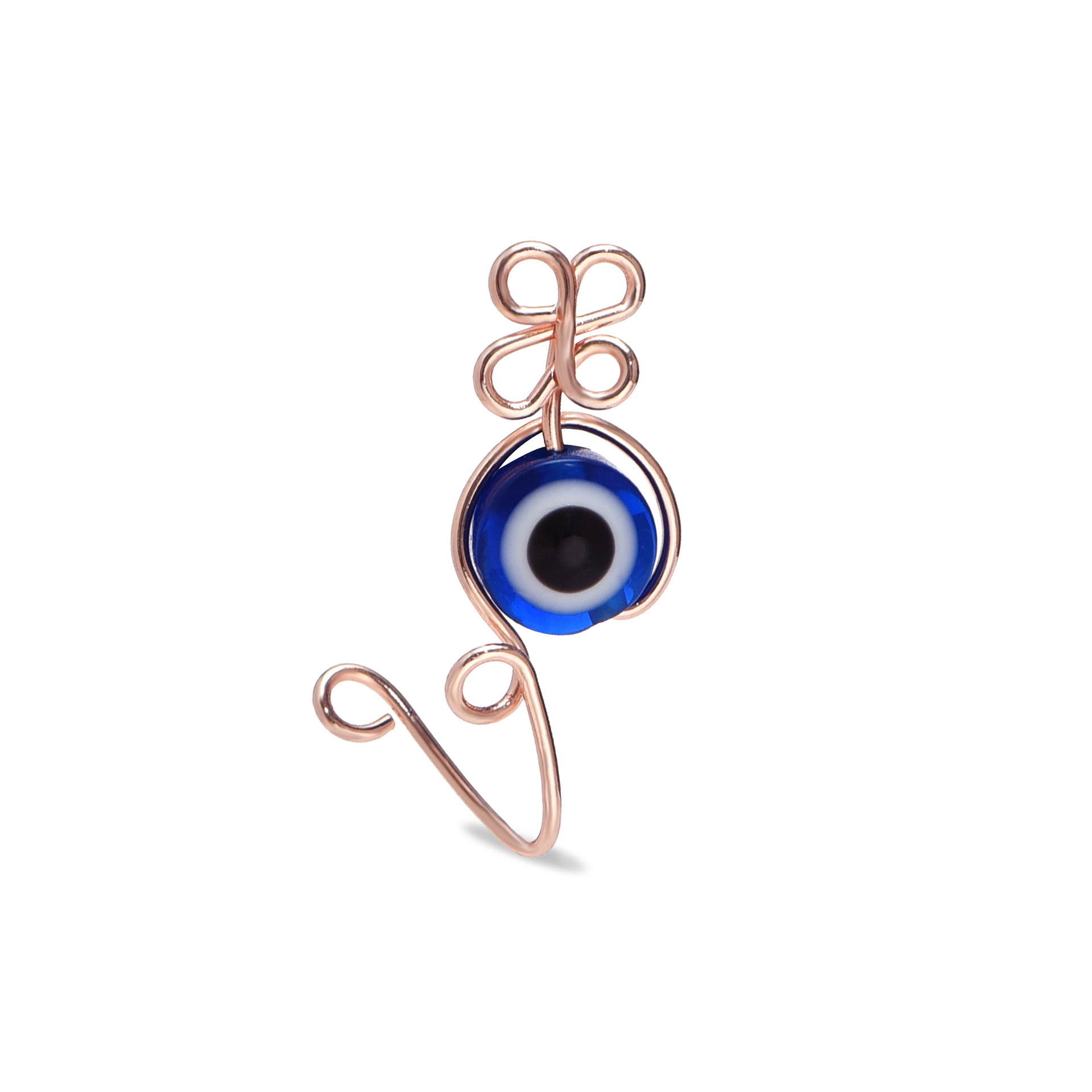 Evil Eye Nose Ring Handmade Co - огляд і ціна Body Jewelry Real Gold