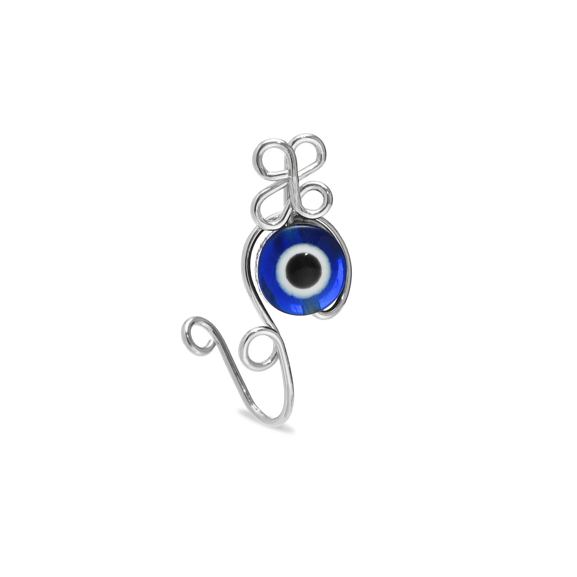 Evil Eye Nose Ring Handmade Co - огляд і ціна Body Jewelry Real Gold