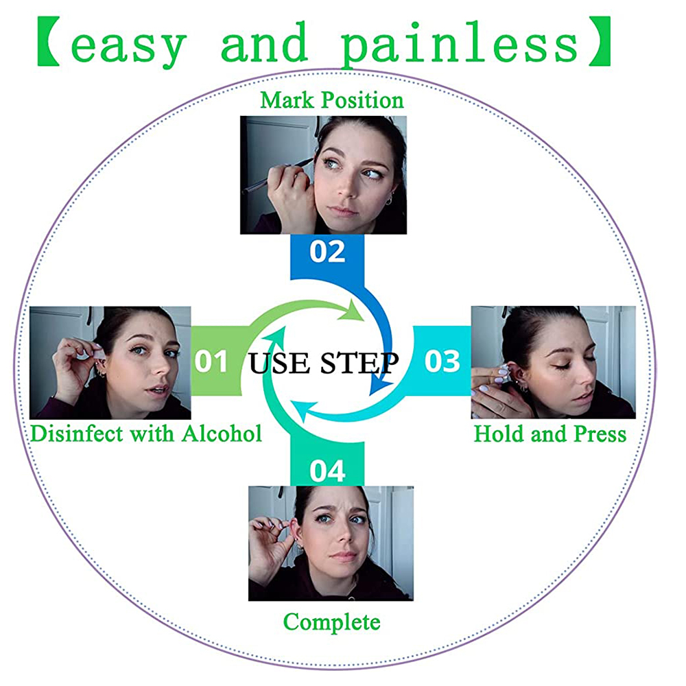 1-20Pcs/set Ear Piercing Gun D - огляд і ціна Body Jewelry Factory
