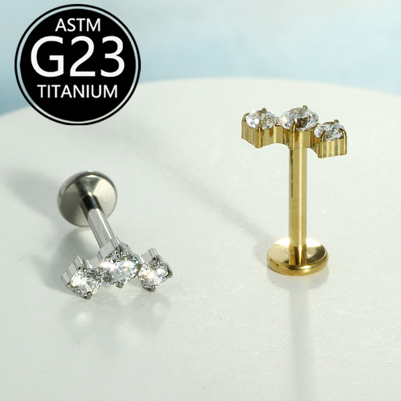 F136 Titanium Lip Ring Lightni - огляд і ціна Body Jewelry Factory