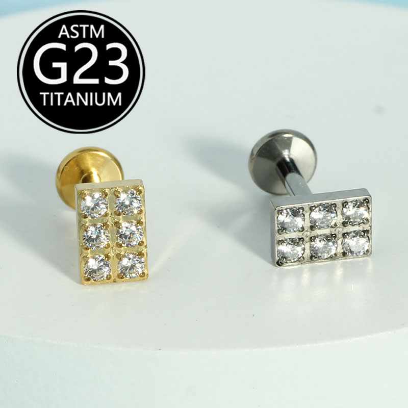 F136 Titanium Lip Ring Lightni - огляд і ціна Body Jewelry Factory