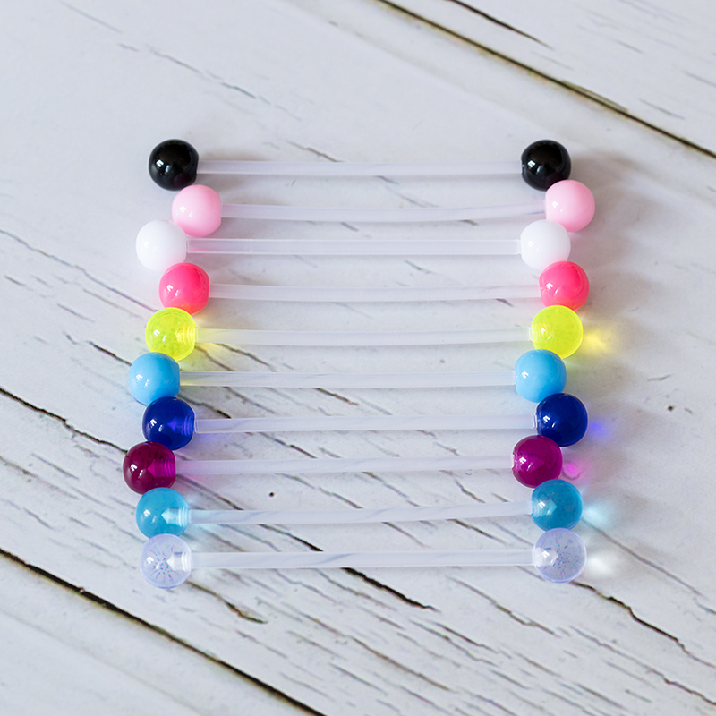10-50pcs Acrylic Cartilage Ear - огляд і ціна Industrial Barbell Long