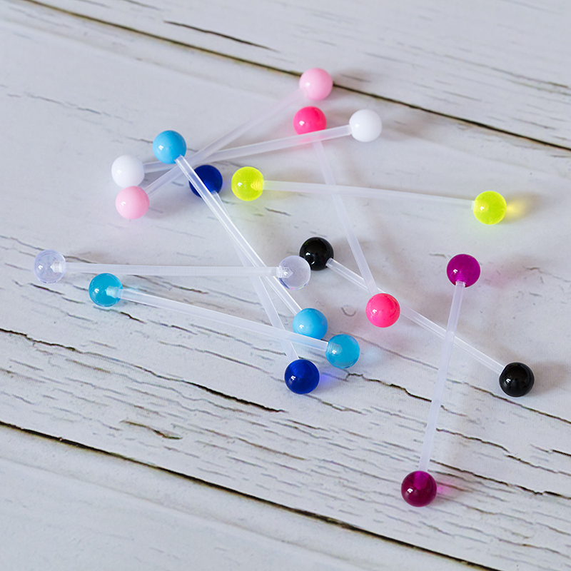 10-50pcs Acrylic Cartilage Ear - огляд і ціна Industrial Barbell Long