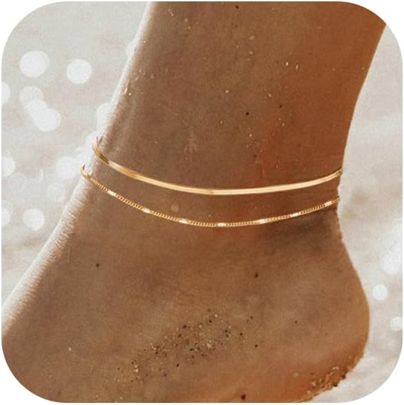 Ankle Bracelets for Women 14k  - огляд і ціна Body Jewelry Real Gold