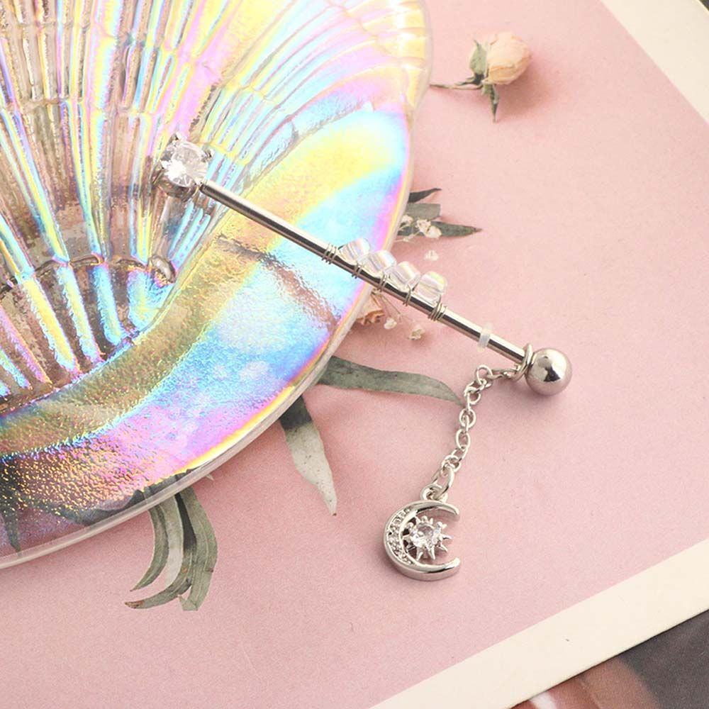 Jewelry Girls Gift Punk Style  - огляд і ціна Industrial Barbell Long