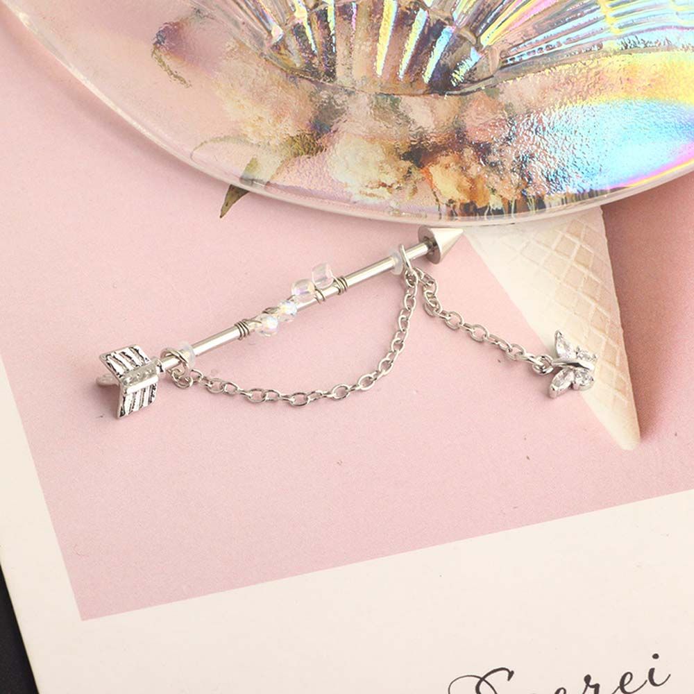 Jewelry Girls Gift Punk Style  - огляд і ціна Industrial Barbell Long