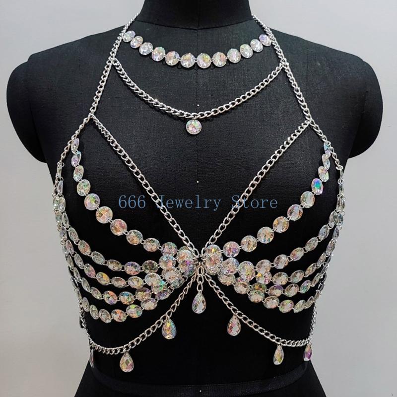 F2TD Body Waist Chain Skirt an - огляд і ціна Body Jewelry Bra