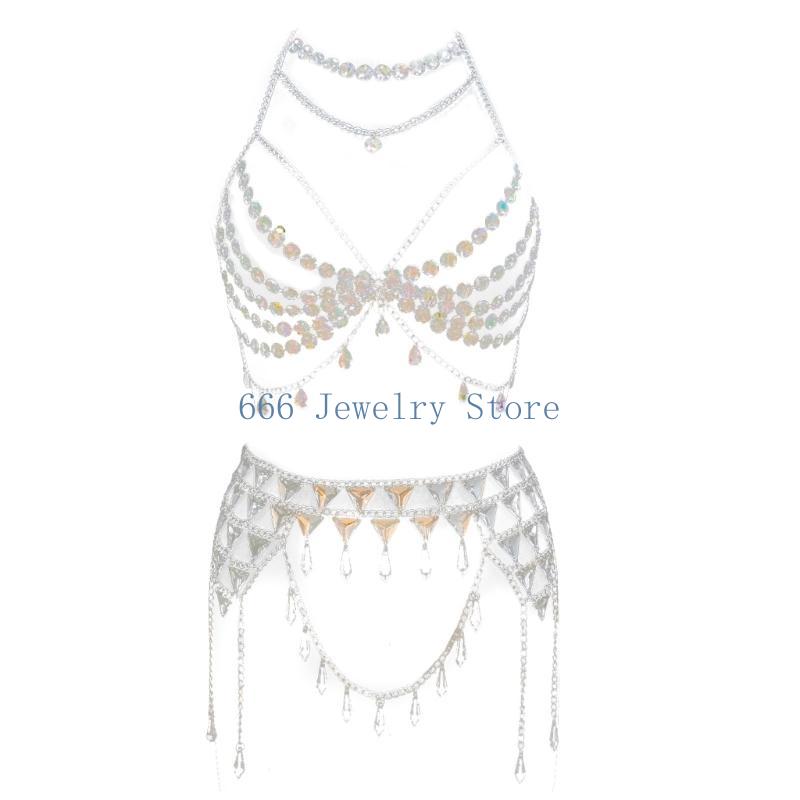 F2TD Body Waist Chain Skirt an - огляд і ціна Body Jewelry Bra