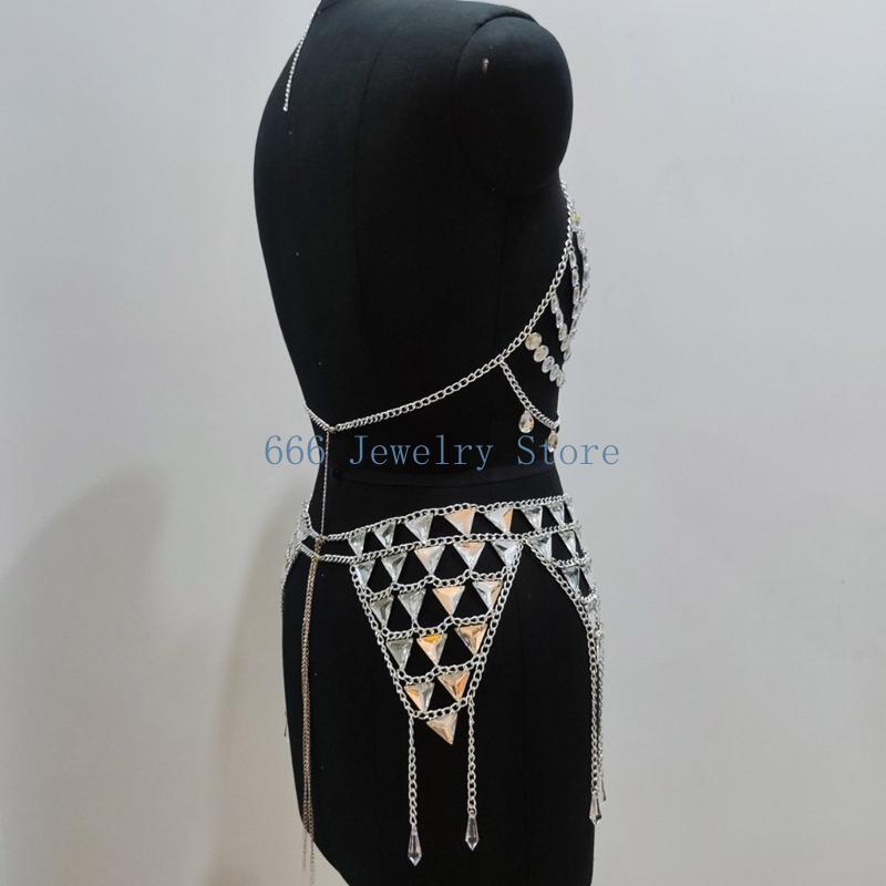 F2TD Body Waist Chain Skirt an - огляд і ціна Body Jewelry Bra