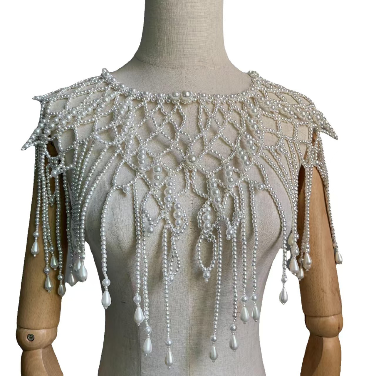 Victorian Inspired Beaded Shaw - огляд і ціна Body Jewelry Vest