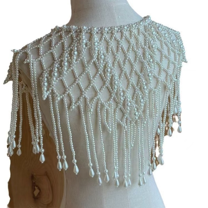 Victorian Inspired Beaded Shaw - огляд і ціна Body Jewelry Vest