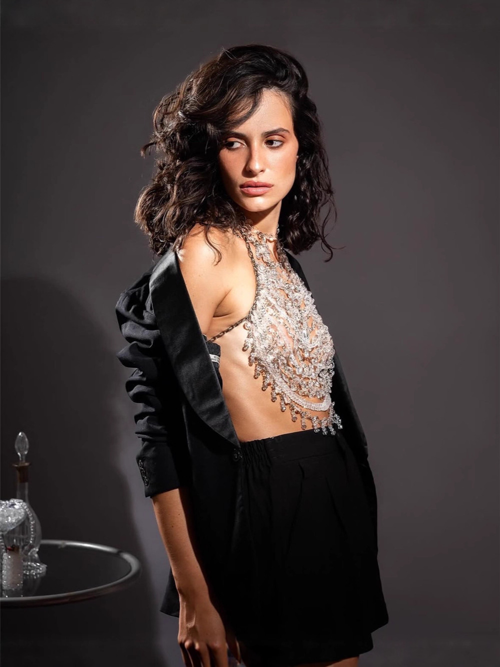 Handmade Beaded Vest Clear Cry - огляд і ціна Body Jewelry Vest