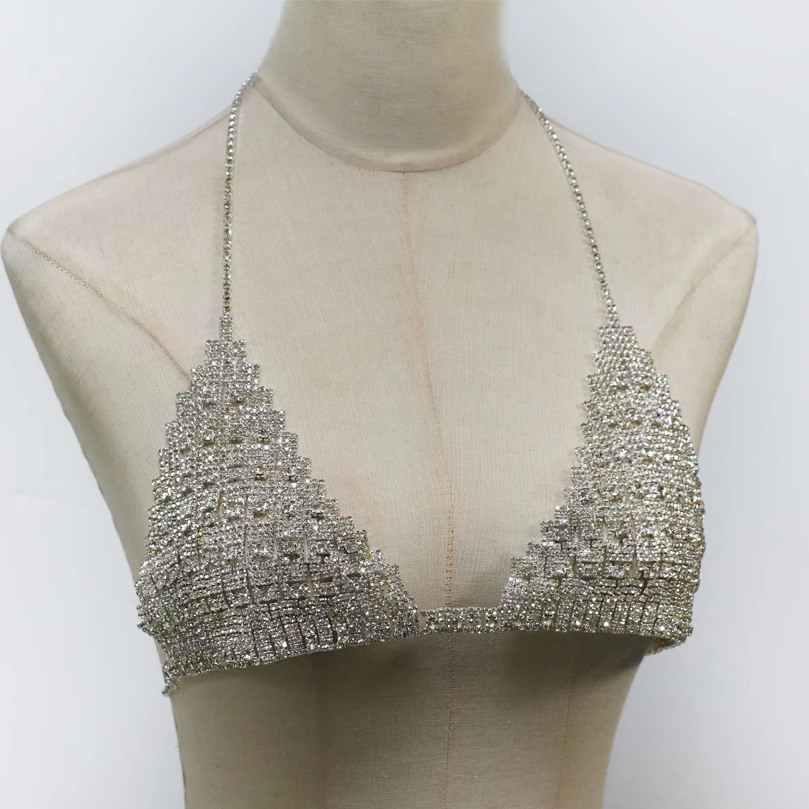 1Pcs Fashionable Neck Hanging  - огляд і ціна Body Jewelry Rhinestone