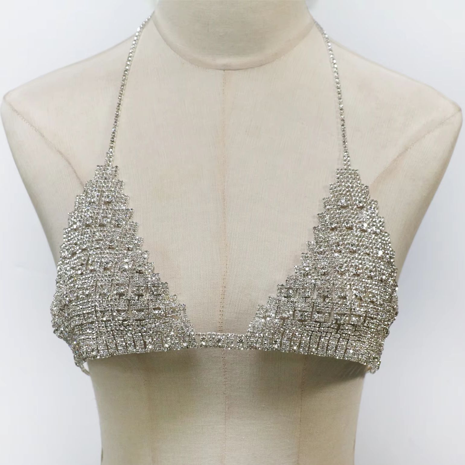 1Pcs Fashionable Neck Hanging  - огляд і ціна Body Jewelry Rhinestone