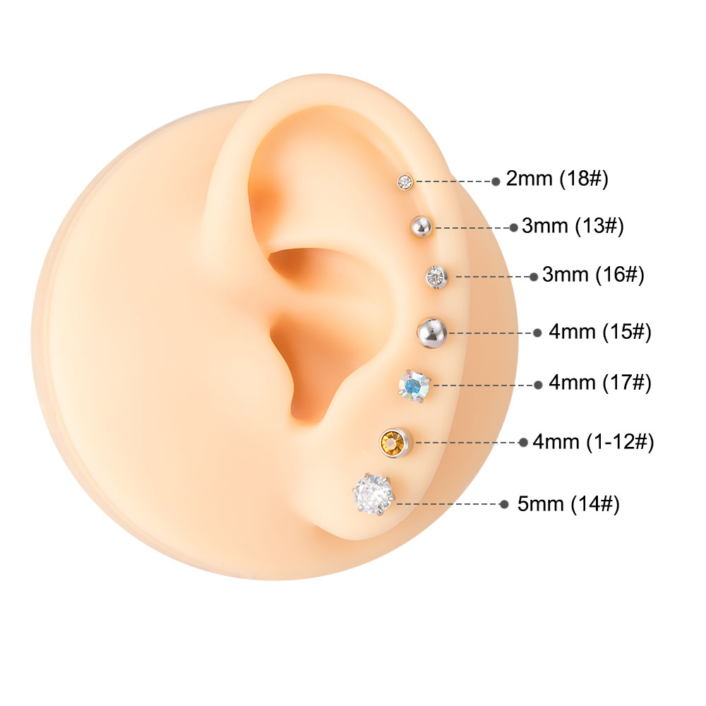 1 Unit Disposable Sterile Ear  - огляд і ціна Body Jewelry Factory