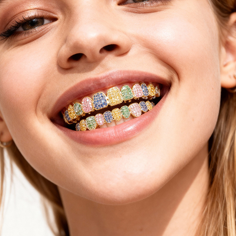 New Exquisite Hip-Hop Full Dia - огляд і ціна Body Jewelry Real Gold