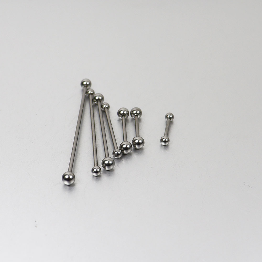 2 Pieces 0.8mm Stainless Steel - огляд і ціна Industrial Barbell Long