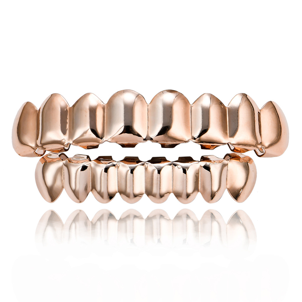 Hip Hop Gold Braces Upper Teet - огляд і ціна Body Jewelry Real Gold