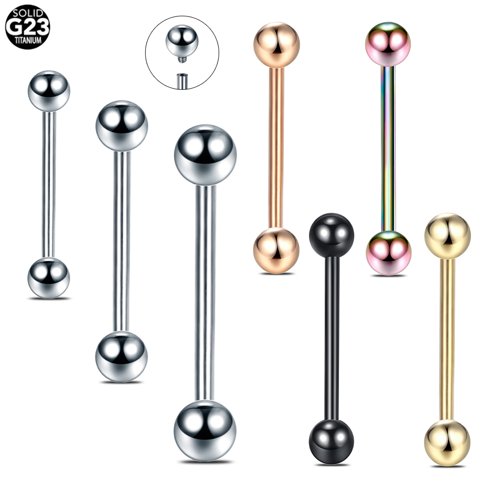 10Pcs/lot G23 Titanium Tongue  - огляд і ціна Body Jewelry Industrial
