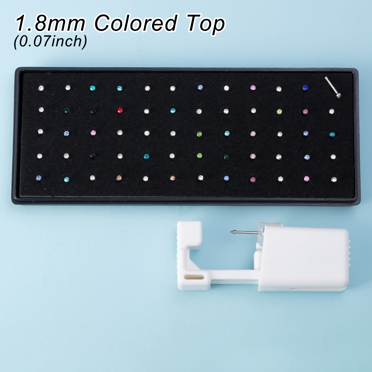 61PCS Nose Piercing Kit Includ - огляд і ціна Body Jewelry Factory