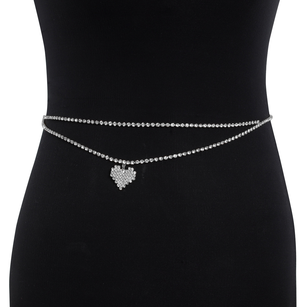 Fashionable Heart-shaped Sexy  - огляд і ціна Body Jewelry Rhinestone
