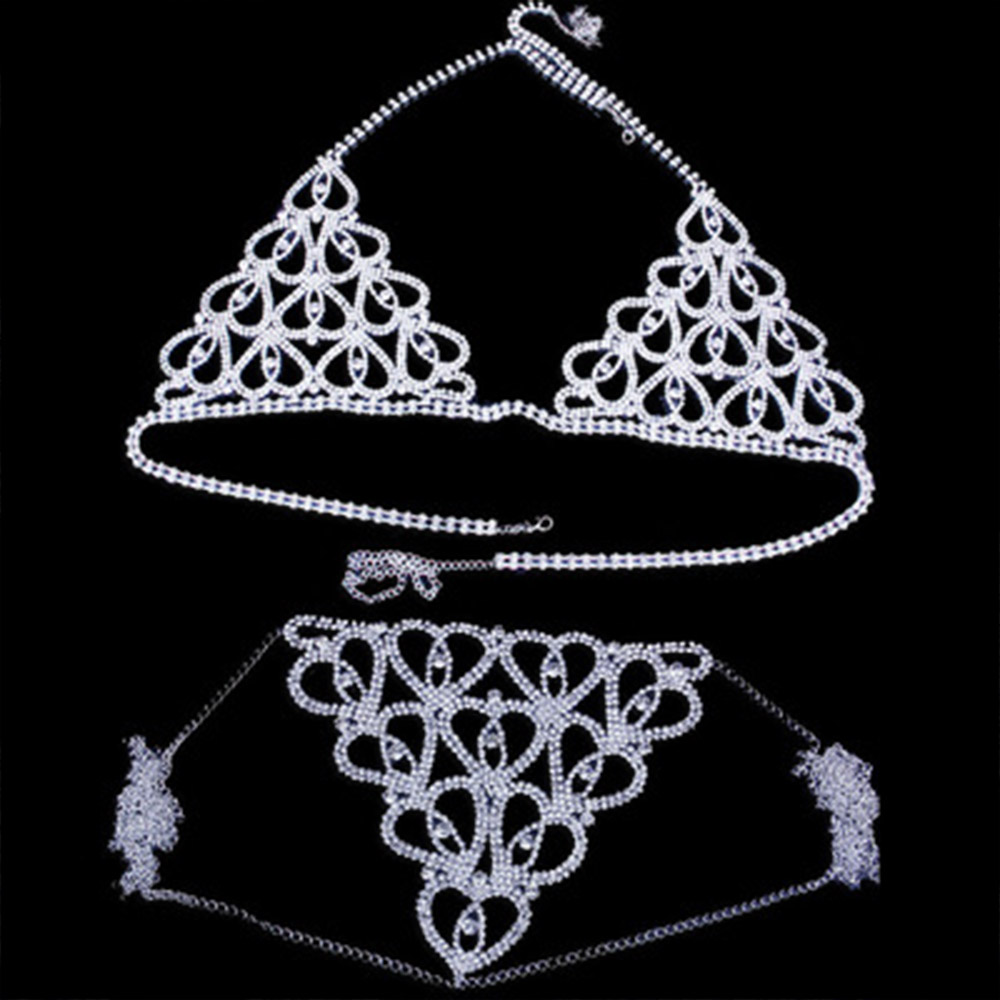 Fashion Rhinestone Heart Bra T - огляд і ціна Body Jewelry Rhinestone