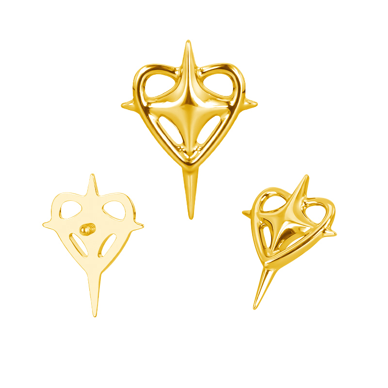 ASTM F136 Titanium EAR PIERC H - огляд і ціна Body Jewelry Factory