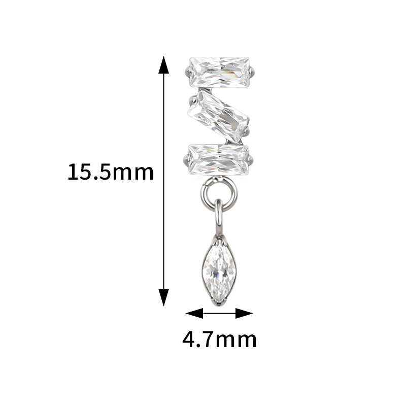 ASTM F136 Titanium EAR PIERC H - огляд і ціна Body Jewelry Factory
