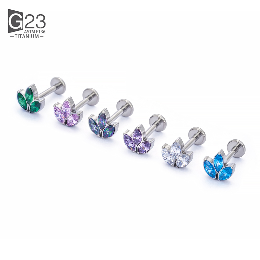 G23 Titanium PIERC Labret Earr - огляд і ціна Body Jewelry Labret