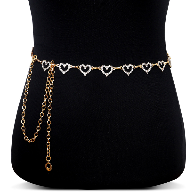 Fashion Rhinestone Heart Waist - огляд і ціна Body Jewelry Rhinestone