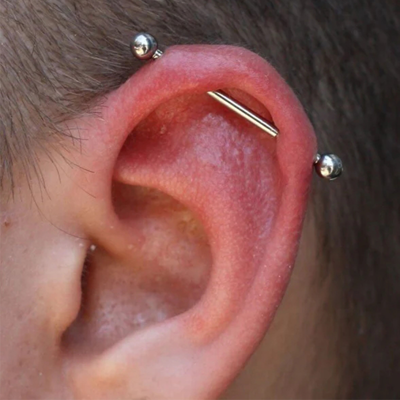 1/5Pcs Titanium Industrial Bar - огляд і ціна Industrial Barbell Long