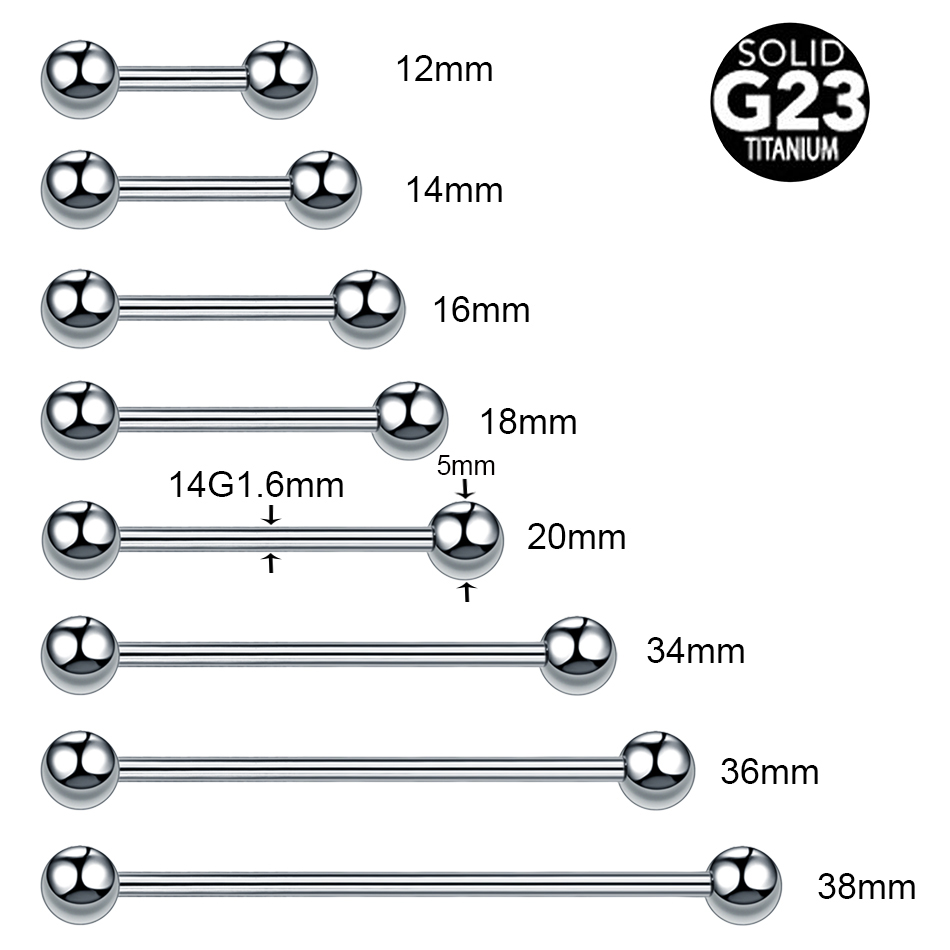 1/5Pcs Titanium Industrial Bar - огляд і ціна Industrial Barbell Long
